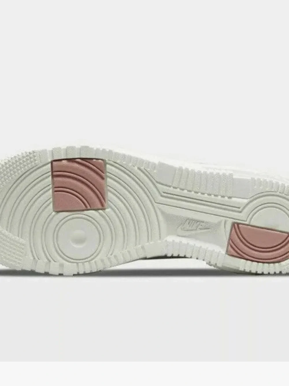 Nike W AF1 Pixel Summit White with Rust Pink Accents - Picture 12 of 12